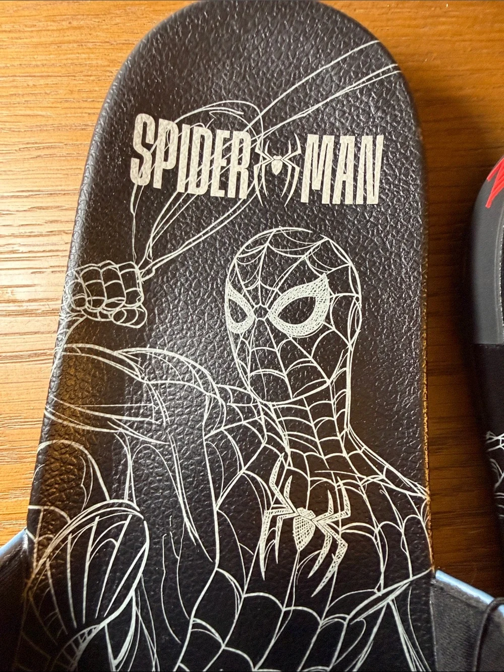 NEW! Spider-Man Comfort Slides Men's Size 12